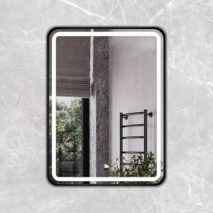 Зеркало Comforty Ситара 60 с подсветкой, бесконтактный сенсор Черный матовый 00-00014168CF Зеркало Comforty Ситара 60 с подсветкой, бесконтактный сенсор Черный матовый 00-00014168CF