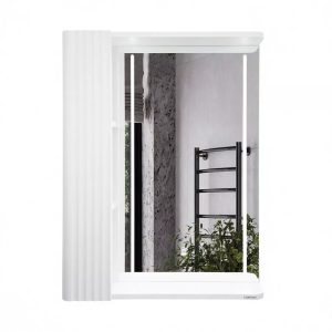 Шкаф зеркальный Comforty Ангара 60 LED-подсветка Белый матовый 00-00020667CF