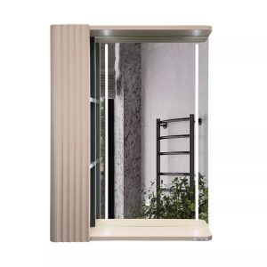 Шкаф зеркальный Comforty Ангара 60 LED-подсветка Дуб латте 00-00020689CF