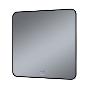 Зеркало Grossman Elegans 80 LED с сенсорным выключателем и подогревом Черный матовый 1780802 Зеркало Grossman Elegans 80 LED с сенсорным выключателем и подогревом Черный матовый 1780802
