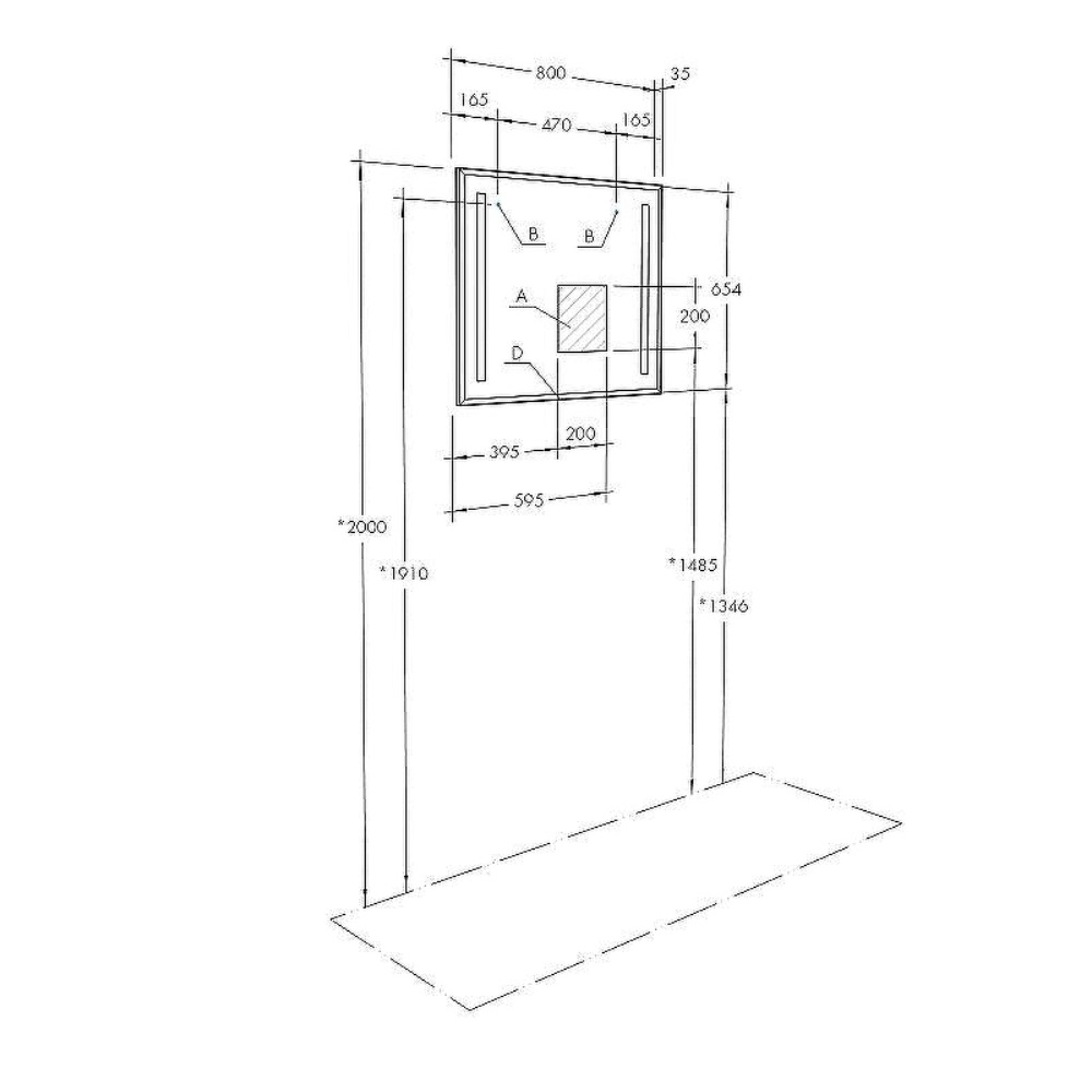 Зеркало Aquaton Отель 80 1A101302OT010 Зеркало Aquaton Отель 80 1A101302OT010 — изображение 3