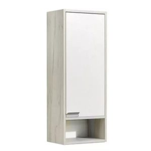 Пенал подвесной Aquaton Флай 35 правый Белый / Дуб крафт 1A237903FAX1R