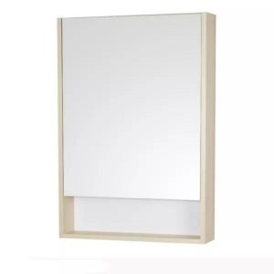 Шкаф зеркальный Aquaton Сканди 55 Белый / Дуб Верона 1A252102SDB20
