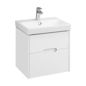 Тумба подвесная Aquaton Оливия 55 с раковиной Адриана Белый матовый 1A2542K0OL010