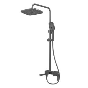 Душевая система Grossman Pragma с изливом Графит матовый 500.K35.03.420 Душевая система Grossman Pragma с изливом Графит матовый 500.K35.03.420