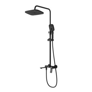 Душевая система Grossman Advans с изливом Черный матовый 500.K35.09.210