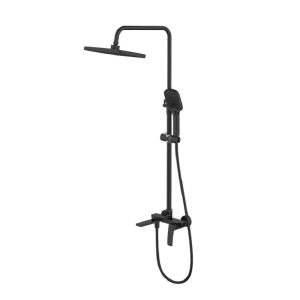 Душевая система Grossman Mercury с изливом Черный матовый 500.K35.10.210 Душевая система Grossman Mercury с изливом Черный матовый 500.K35.10.210