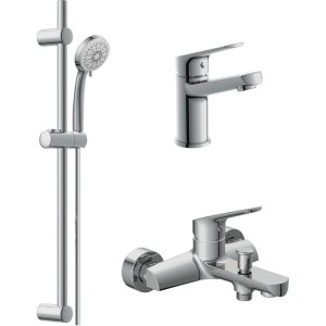 Комплект смесителей Cersanit Flavis Хром глянцевый 64508 Комплект смесителей Cersanit Flavis Хром глянцевый 64508