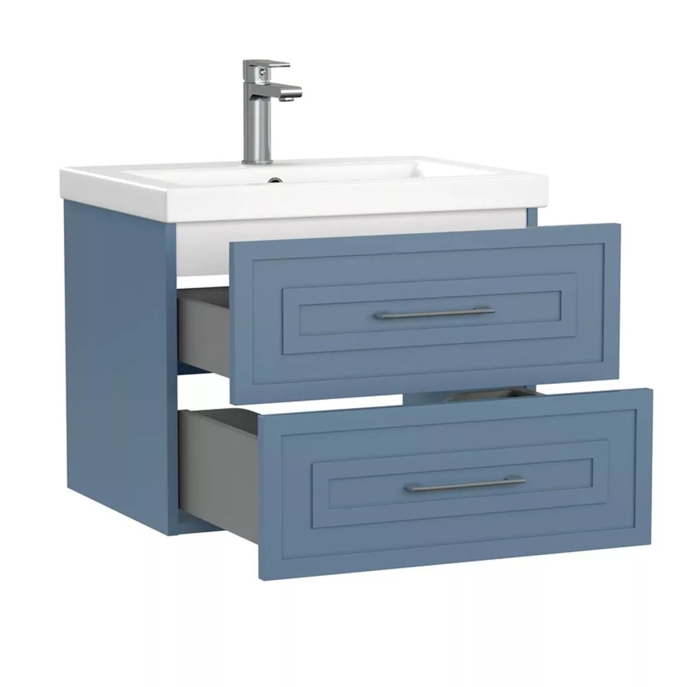 Тумба подвесная Cersanit Classic 60 Голубой матовый 69088 Тумба подвесная Cersanit Classic 60 Голубой матовый 69088 — изображение 2