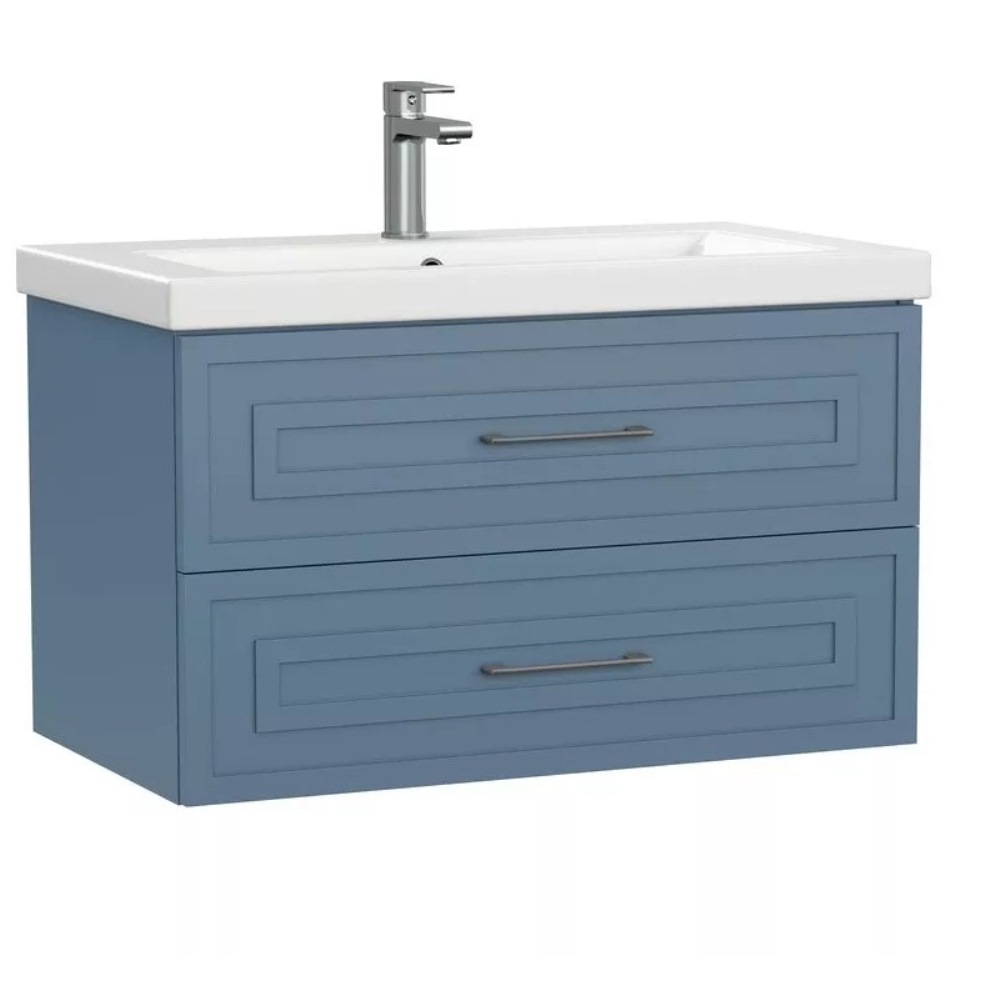 Тумба подвесная Cersanit Classic 80 Голубой матовый 69091 Тумба подвесная Cersanit Classic 80 Голубой матовый 69091