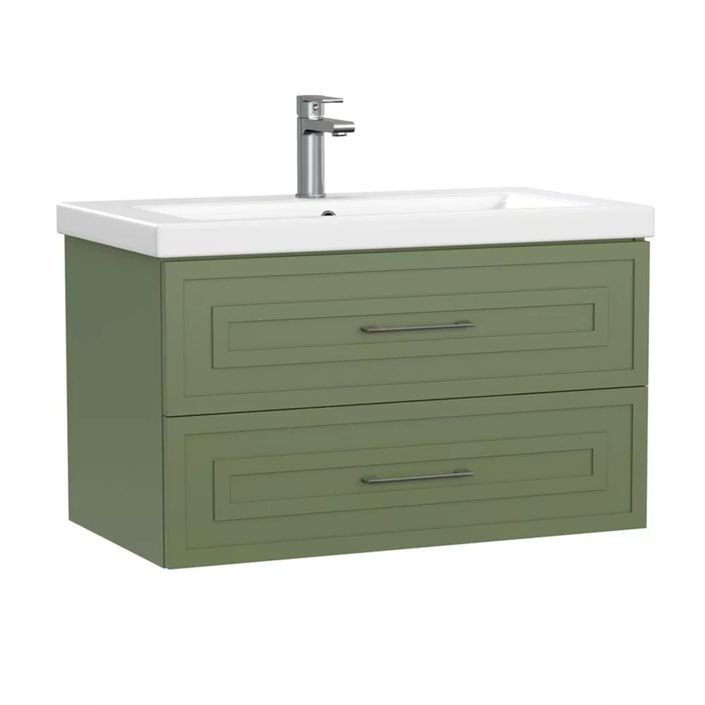 Тумба подвесная Cersanit Classic 80 Зеленый матовый 69092 Тумба подвесная Cersanit Classic 80 Зеленый матовый 69092