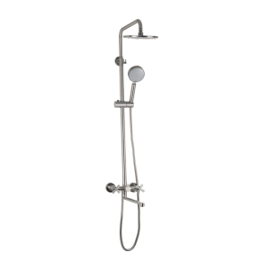 Душевая система Санакс Brimix с изливом Сатин 9338 Душевая система Санакс Brimix с изливом Сатин 9338