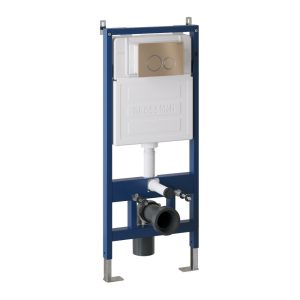 Инсталляция Grossman для скрытого монтажа унитаза + клавиша смыва Galaxy Золото матовый 97.01.310