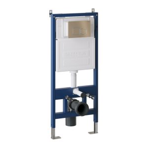 Инсталляция Grossman для скрытого монтажа унитаза + клавиша смыва Cosmo Золото матовый 97.02.310