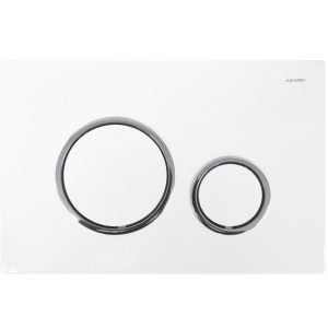 Клавиша смыва Azario AZ-8200 Белый / Хром AZ-8200-0045 Клавиша смыва Azario AZ-8200 Белый / Хром AZ-8200-0045