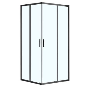 Душевой уголок Azario Milton 90х90 Черный / Прозрачное AZ-ND1142 900 Black