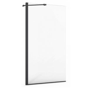 Шторка для ванны Azario Merrit 80 Черный / Прозрачное AZ-NF6310-1 800 BLACK