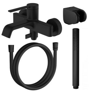 Смеситель для ванны Azario Vincente Черный матовый AZ-VRZ2338326PA Смеситель для ванны Azario Vincente Черный матовый AZ-VRZ2338326PA