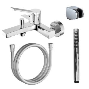 Смеситель для ванны Azario Vise Хром глянцевый AZ-VSA238330C Смеситель для ванны Azario Vise Хром глянцевый AZ-VSA238330C