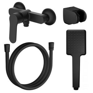 Смеситель для душа Azario Elvis Черный матовый AZ-WWK338155PA