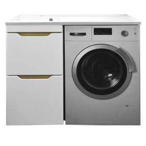 Тумба напольная Azario Magenta 120 левый под стиральную машину с раковиной CS00078395 Тумба напольная Azario Magenta 120 левый под стиральную машину с раковиной CS00078395