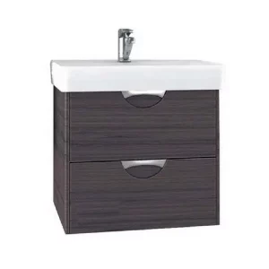 Тумба с раковиной Aquaton Сильва 60 дуб макиато 2 ящика 1A2118K1SIW50