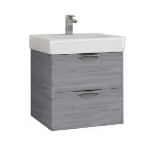 Тумба с раковиной Aquaton Сильва 60 дуб фьорд 2 ящика 1A2118K1SIW60