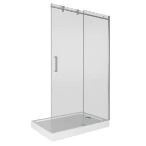 Душевая дверь Bas Puerta 140х195 Хром / Прозрачное