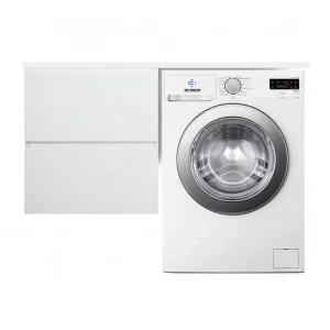 Тумба подвесная Эстет Dallas Luxe под стиральную машину 100 с раковиной Белый ФР-00002313