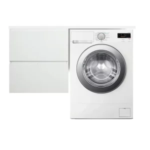 Тумба подвесная Эстет Dallas Luxe под стиральную машину 150 с раковиной Белый ФР-00009685 Тумба подвесная Эстет Dallas Luxe под стиральную машину 150 с раковиной Белый ФР-00009685