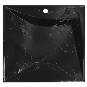 Раковина на стиральную машину Azario Gratsiy 59,7х59,8 Черный мрамор CS00079879