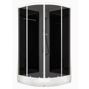 Душевая кабина Domani-Spa Delight Slim без электрики 90х90 Белый, Поддон низкий