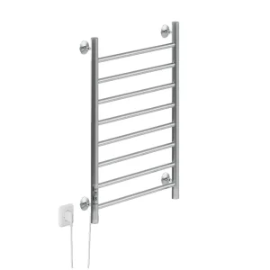 Полотенцесушитель электрический Санприз Аврора П8 500*800 11107 Хром глянцевый диммер слева