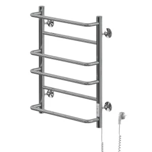 Полотенцесушитель электрический Санприз Евромикс П6 450*600 11067 Хром глянцевый диммер справа