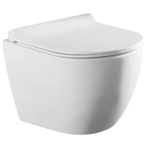 Унитаз подвесной Azario Geno + с сиденьем Белый AZ2196D Унитаз подвесной Azario Geno + с сиденьем Белый AZ2196D