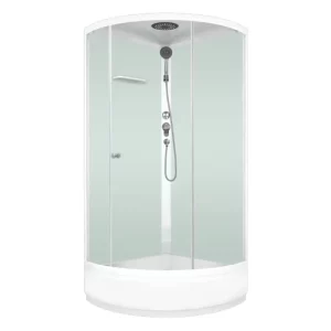 Душевая кабина Domani-Spa Simple mid без электрики 90х90 Белый, Поддон средний