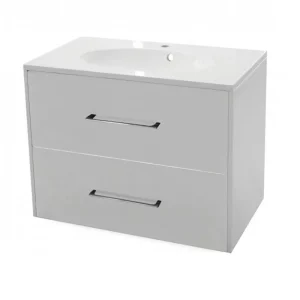 Тумба подвесная Эстет Vegas  80 с раковиной Белый ФР-00003491