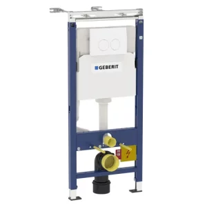 Система инсталляции Geberit Duofix для подвесного унитаза с кнопкой смыва