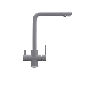 Смеситель для кухни Ulgran Quartz с подключением к фильтру UQ-016-05 Бетон