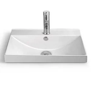 Раковина мебельная Comforty Overbuild 60х46 Белый глянцевый 3126684