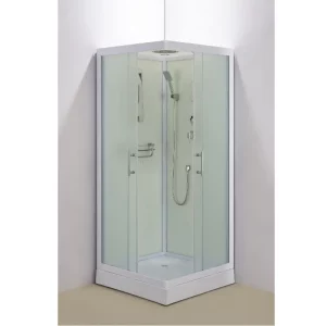 Душевая кабина Водный мир 100х100 ,Белый / Матовое, Низкий поддон