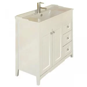 Тумба напольная Comforty Тбилиси 91 + раковина Белый глянец 00003132630CF Тумба напольная Comforty Тбилиси 91 + раковина Белый глянец 00003132630CF