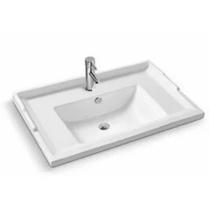 Раковина мебельная Comforty Overbuild 70х46 Белый глянцевый 3121290