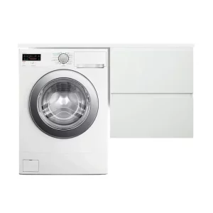 Тумба подвесная Эстет Dallas Luxe под стиральную машину 140 с раковиной Белый ФР-00002924 Тумба подвесная Эстет Dallas Luxe под стиральную машину 140 с раковиной Белый ФР-00002924