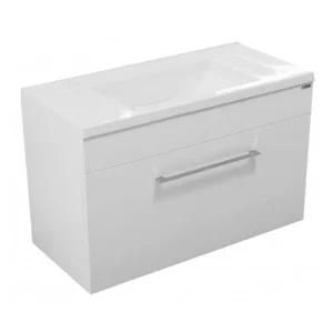 Тумба подвесная Эстет Elin 80 с раковиной Белый ФР-00003349 Тумба подвесная Эстет Elin 80 с раковиной Белый ФР-00003349