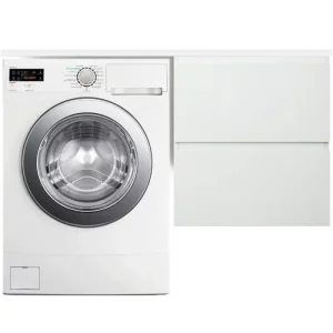 Тумба подвесная Эстет Dallas Luxe под стиральную машину 120 с раковиной Белый ФР-00001929 Тумба подвесная Эстет Dallas Luxe под стиральную машину 120 с раковиной Белый ФР-00001929