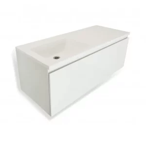 Тумба подвесная Эстет Dallas Luxe 110 с раковиной Белый ФР-00002022 Тумба подвесная Эстет Dallas Luxe 110 с раковиной Белый ФР-00002022