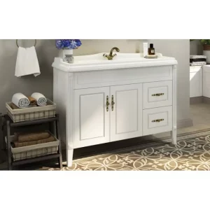 Тумба напольная Comforty Палермо 120 + раковина Белый 00004142367CF Тумба напольная Comforty Палермо 120 + раковина Белый 00004142367CF