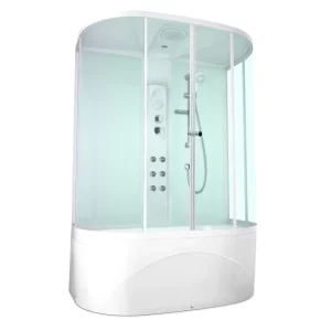 Душевая кабина Domani-Spa Neat Slim high 150х80 Белый, Поддон высокий