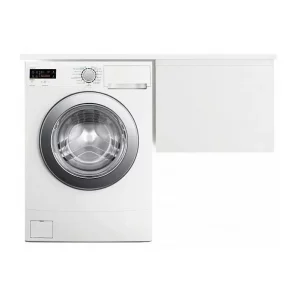 Тумба подвесная Эстет Dallas Luxe под стиральную машину 100 с раковиной Белый ФР-00002322